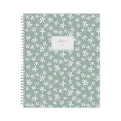 2025 Planners|Blue Sky 2025 Joey Floral 8.5" x 11" Weekly & Monthly Planner, Plastic Cover, Green (148289)