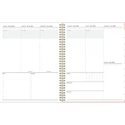 2025 Planners|Blue Sky 2025 Julissa 8.5" x 11" Weekly & Monthly Planner, Plastic Cover, Multicolor (152231)