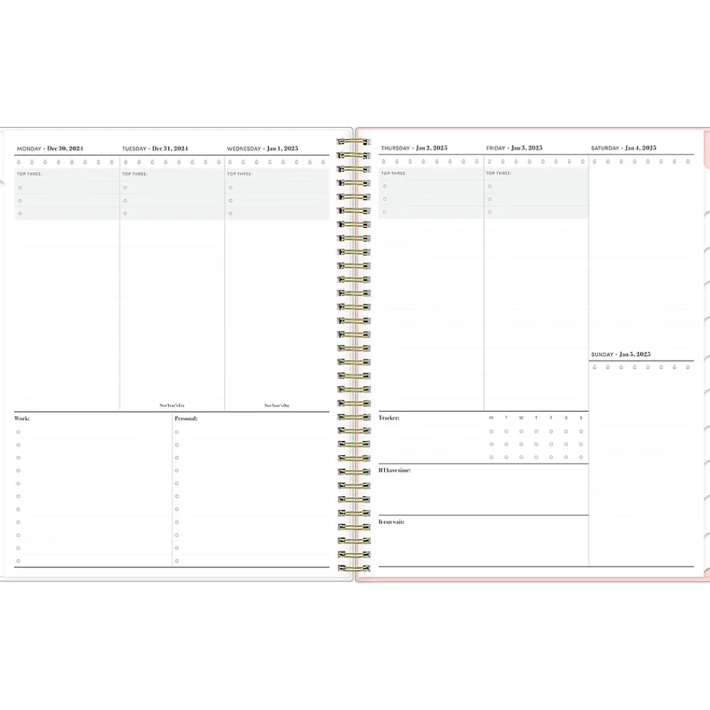 2025 Planners|Blue Sky 2025 Julissa 8.5" x 11" Weekly & Monthly Planner, Plastic Cover, Multicolor (152231)