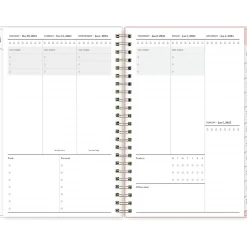 2025 Planners|Blue Sky 2025 Julissa 8.5" x 11" Weekly & Monthly Planner, Plastic Cover, Multicolor (147915)