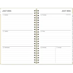 Academic Planners|Blue Sky 2024-2025 Junie 5" x 8" Weekly & Monthly Academic Planner, Plastic Cover, Multicolor (146866)