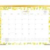 2025 Calendars|Blue Sky 2025 Kelly Ventura Mimosa 22" x 17" Monthly Desk Pad Calendar, Yellow/White (149063-25)
