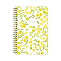 2025 Planners|Blue Sky 2025 Kelly Ventura Mimosa 5" x 8" Weekly & Monthly Planner, Plastic Cover, Yellow/White (149061-25)