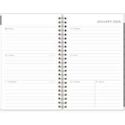 2025 Planners|Blue Sky 2025 Kelly Ventura Mimosa 5" x 8" Weekly & Monthly Planner, Plastic Cover, Yellow/White (149061-25)
