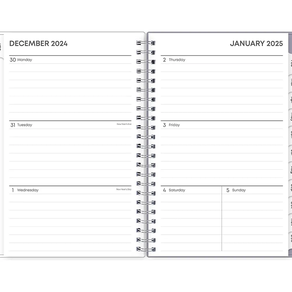 2025 Planners|Blue Sky 2025 Laila 5" x 8" Weekly & Monthly Planner, Plastic Cover, Multicolor (137276-25)