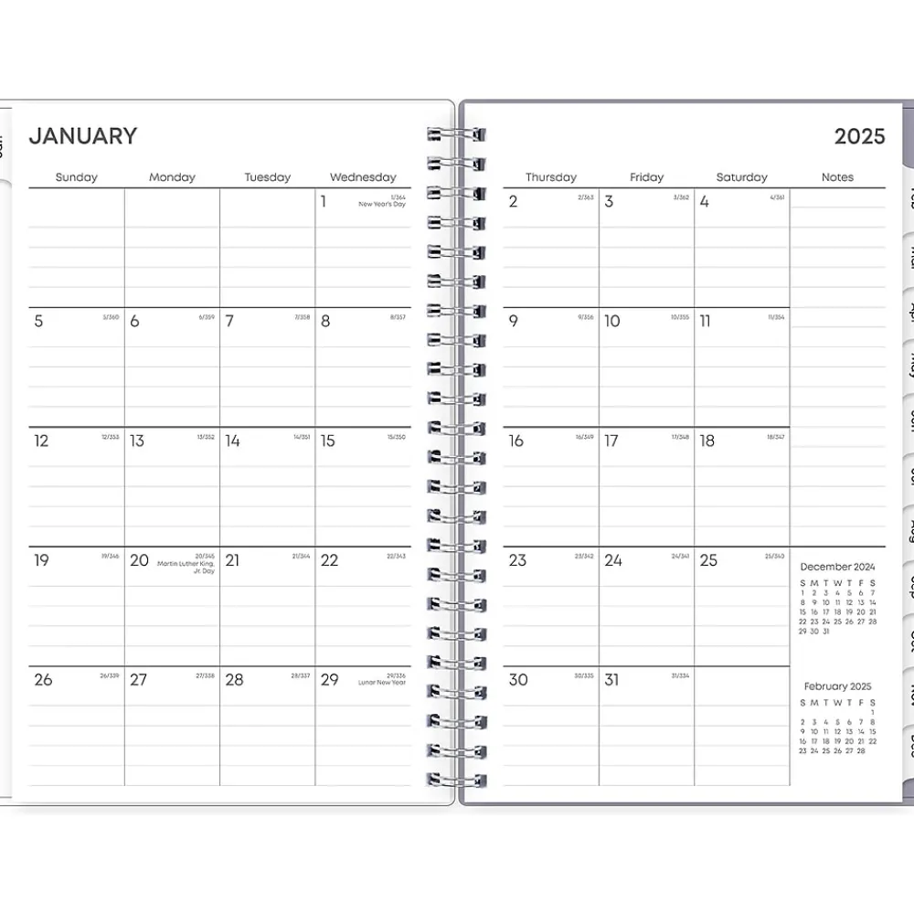 2025 Planners|Blue Sky 2025 Laila 5" x 8" Weekly & Monthly Planner, Plastic Cover, Multicolor (137276-25)