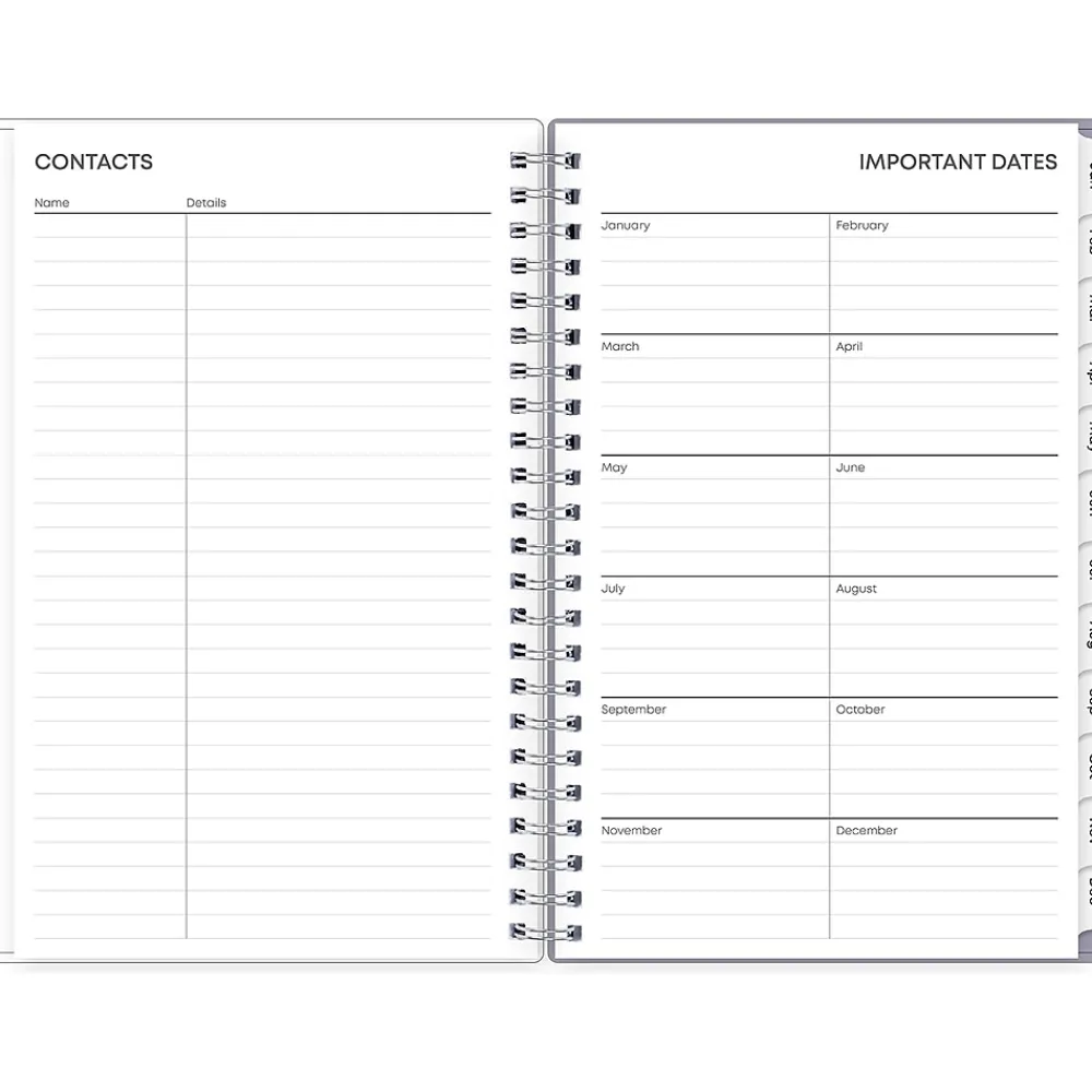 2025 Planners|Blue Sky 2025 Laila 5" x 8" Weekly & Monthly Planner, Plastic Cover, Multicolor (137276-25)