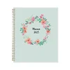 2025 Planners|Blue Sky 2025 Laurel 8.5" x 11" Weekly & Monthly Planner, Plastic Cover, Mint Green (135842-25)