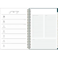 2025 Planners|Blue Sky 2025 Life-Note It Dania Dark 5.88" x 8.63" Weekly & Monthly Planner, Plastic Cover, Multicolor (139478-25)