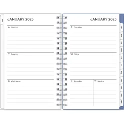 2025 Planners|Blue Sky 2025 Lindley 3.63" x 6.13" Weekly & Monthly Planner, Plastic Cover, Multicolor (148307)
