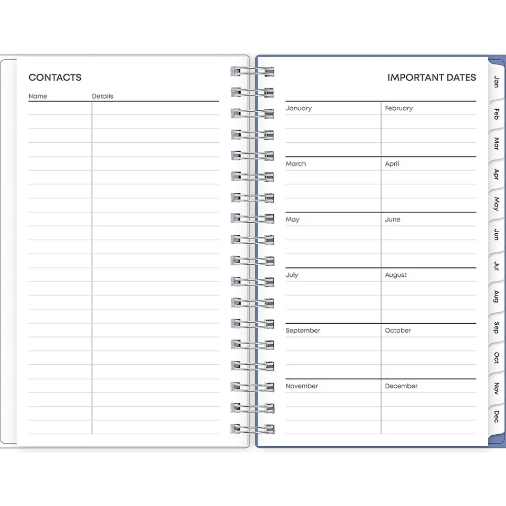 2025 Planners|Blue Sky 2025 Lindley 3.63" x 6.13" Weekly & Monthly Planner, Plastic Cover, Multicolor (148307)