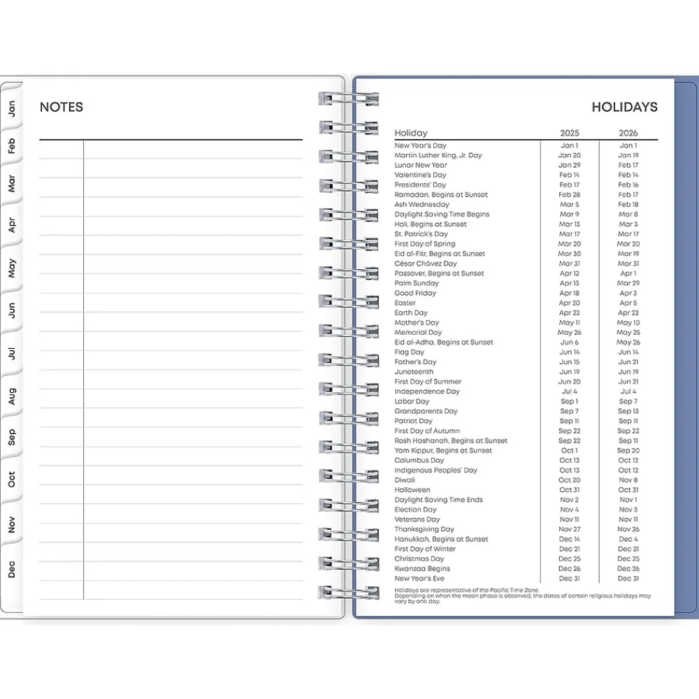 2025 Planners|Blue Sky 2025 Lindley 3.63" x 6.13" Weekly & Monthly Planner, Plastic Cover, Multicolor (148307)