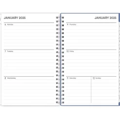 2025 Planners|Blue Sky 2025 Lindley 5" x 8" Weekly & Monthly Planner, Plastic Cover, Multicolor (101579-25)