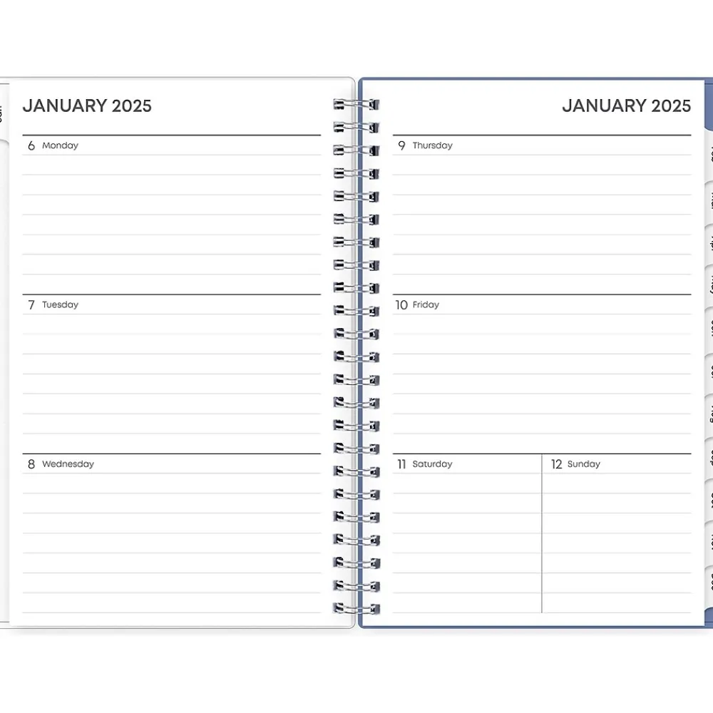 2025 Planners|Blue Sky 2025 Lindley 5" x 8" Weekly & Monthly Planner, Plastic Cover, Multicolor (101579-25)