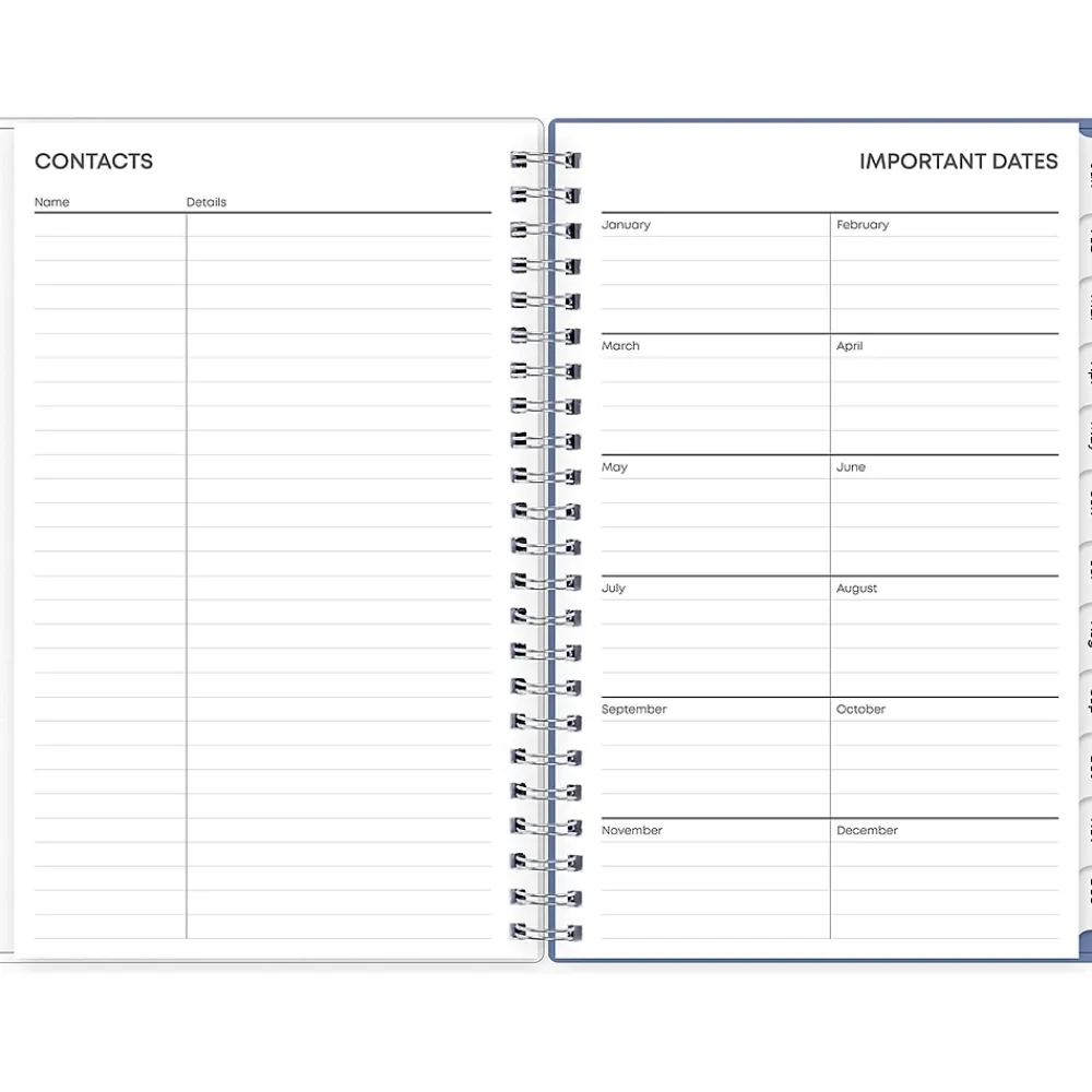 2025 Planners|Blue Sky 2025 Lindley 5" x 8" Weekly & Monthly Planner, Plastic Cover, Multicolor (101579-25)