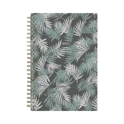 2025 Planners|Blue Sky 2025 Lolani 5" x 8" Weekly & Monthly Planner, Plastic Cover, Green/Gray (152462)