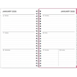 2025 Planners|Blue Sky 2025 Lucidity 5" x 8" Weekly & Monthly Planner, Plastic Cover, Pink/Blue (150786)