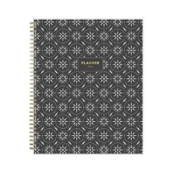 2025 Planners|Blue Sky 2025 Makeera 8.5" x 11" Weekly & Monthly Planner, Plastic Cover, Dark Gray/White (150784)