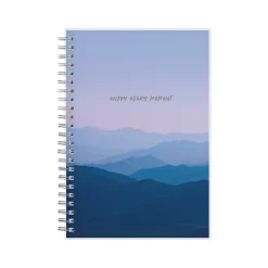 2025 Planners|Blue Sky 2025 Moment 5" x 8" Weekly & Monthly Planner, Plastic Cover, Blue/Purple (148327)