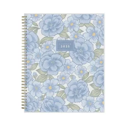 2025 Planners|Blue Sky 2025 Nalakina 8.5" x 11" Weekly & Monthly Planner, Plastic Cover, Blue/Green (149081)