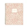 2025 Planners|Blue Sky 2025 Natalya 8.5" x 11" Weekly & Monthly Planner, Plastic Cover, Pink/White (148764-25)