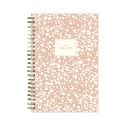 2025 Planners|Blue Sky 2025 Natalya 5" x 8" Weekly & Monthly Planner, Plastic Cover, Pink/White (148769-25)