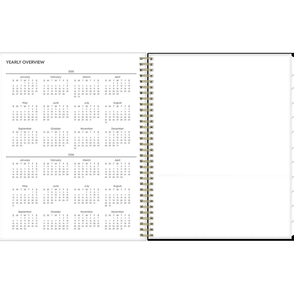 2025 Planners|Blue Sky 2025 Nevaeh 8.5" x 11" Weekly & Monthly Planner, Plastic Cover, Multicolor (143945-25)
