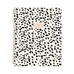 Academic Planners|Blue Sky 2024-2025 Nyla 8.5" x 11" Academic Weekly & Monthly Planner, Plastic Cover, White/Black (149821)