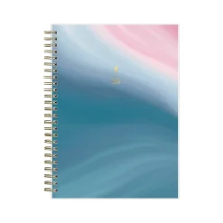 2025 Planners|Blue Sky 2025 Ombre Sky 5.88" x 8.63" Weekly & Monthly Planner, Plastic Cover, Blue/Pink (147982)
