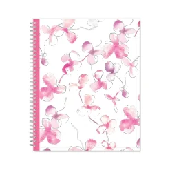 2025 Planners|Blue Sky 2025 Orchid 8.5" x 11" Weekly & Monthly Planner, Plastic Cover, White/Pink (137268-25)