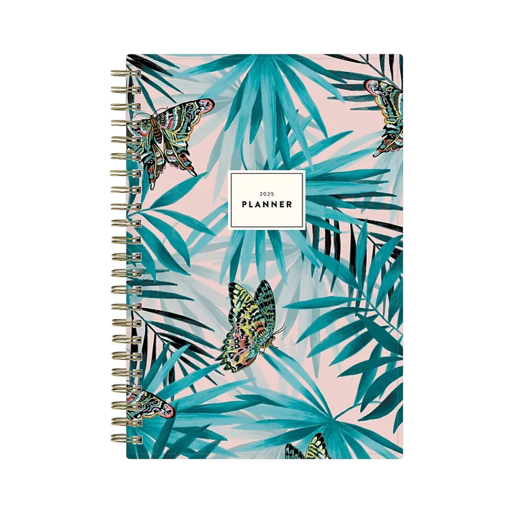 2025 Planners|Blue Sky 2025 Paradise Again 5" x 8" Weekly & Monthly Planner, Plastic Cover, Multicolor (148331)