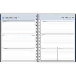 2025 Planners|Blue Sky 2025 Passages 8.5" x 11" Weekly & Monthly Planner, Plastic Cover, Charcoal Gray (100008-25)