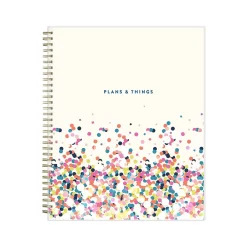 Academic Planners|Blue Sky 2023-2024 Plans & Things Confetti Bright 8.5" x 11" Academic Weekly & Monthly Teacher Lesson Planner (136609-A24)