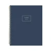 Academic Planners|Blue Sky 2024-2025 Pucker 8.5" x 11" Academic Weekly & Monthly Planner, Plastic Cover, Navy (146759)