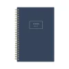 Academic Planners|Blue Sky 2024-2025 Pucker 5" x 8" Academic Weekly & Monthly Planner, Plastic Cover, Navy (146765)