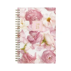 2025 Planners|Blue Sky 2025 Rachel Parcell Rose 5" x 8" Weekly & Monthly Planner, Plastic Cover, Multicolor (148189)