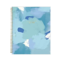 Academic Planners|Blue Sky 2024-2025 Raquel 8.5" x 11" Academic Weekly & Monthly Planner, Plastic Cover, Blue (145035)