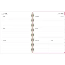 Academic Planners|Blue Sky 2024-2025 Roosevelt 8.5" x 11" Academic Weekly & Monthly Planner, Plastic Cover, Multicolor (128691-A25)