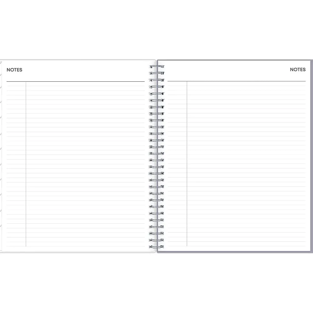 2025 Planners|Blue Sky 2025 Rue Du Flore 8" x 10" Monthly Planner, Plastic Cover, Green/Gray (101605-25)