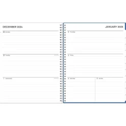 2025 Planners|Blue Sky 2025 Savoy Cool 8.5" x 11" Weekly & Monthly Planner, Plastic Cover, Blue (148762-25)
