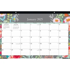 2025 Calendars|Blue Sky 2025 Sophie 17" x 11" Monthly Desk Pad Calendar (140089-25)