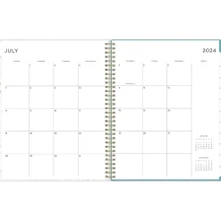 Academic Planners|Blue Sky 2024-2025 Splatter Dot Jade 8.5