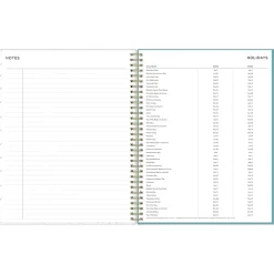 Academic Planners|Blue Sky 2024-2025 Splatter Dot Jade 8.5