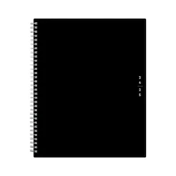 Academic Planners|Blue Sky 2024-2025 Teacher Lesson 8.5" x 11" Academic Weekly & Monthly Planner, Plastic Cover, Black (134433-A25)