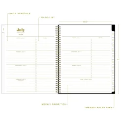 Academic Planners|Blue Sky 2024-2025 The House That Lars Built Primrose Pink 8.5