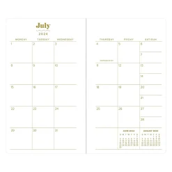 Academic Planners|Blue Sky 2024-2026 The House That Lars Built Aster 3.6" x 6.1" Academic Monthly Planner, Plastic Cover, Multicolor (145926)