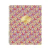 Academic Planners|Blue Sky 2024-2025 The House That Lars Built Lilac Red Floral 8.5" x 11" Academic Weekly & Monthly Planner, Plastic Cover
