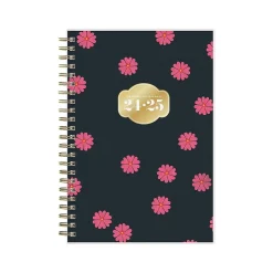 Academic Planners|Blue Sky 2024-2025 The House That Lars Built Primrose Pink 5" x 8" Academic Weekly & Monthly Planner, Plastic Cover