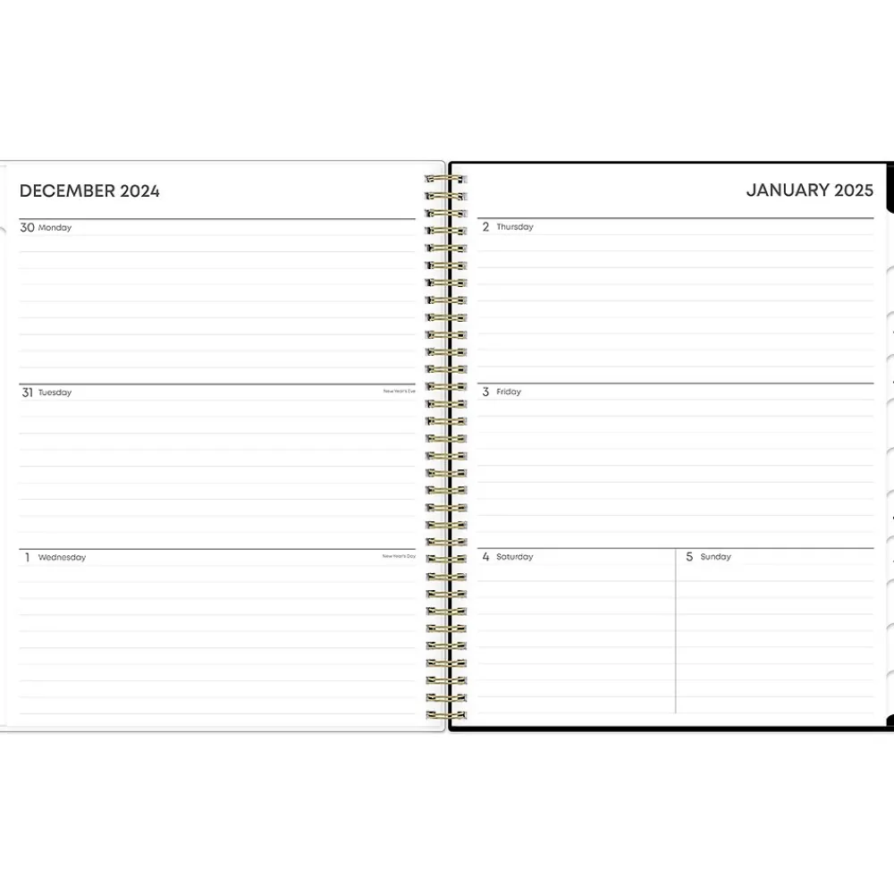 2025 Planners|Blue Sky 2025 Vonnie 8.5" x 11" Weekly & Monthly Planner, Plastic Cover, Multicolor (152196)