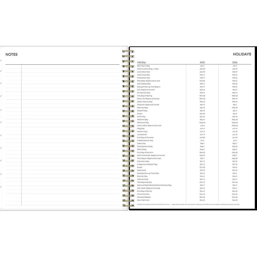 2025 Planners|Blue Sky 2025 Vonnie 8.5" x 11" Weekly & Monthly Planner, Plastic Cover, Multicolor (152196)